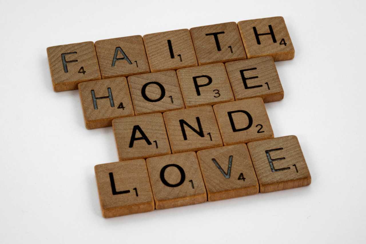 Faith hope and love charity