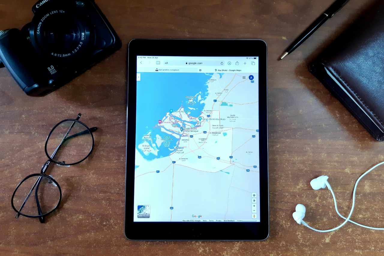 Startsafe tablet map