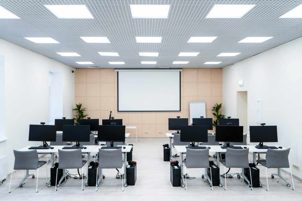 Computer in a classroom