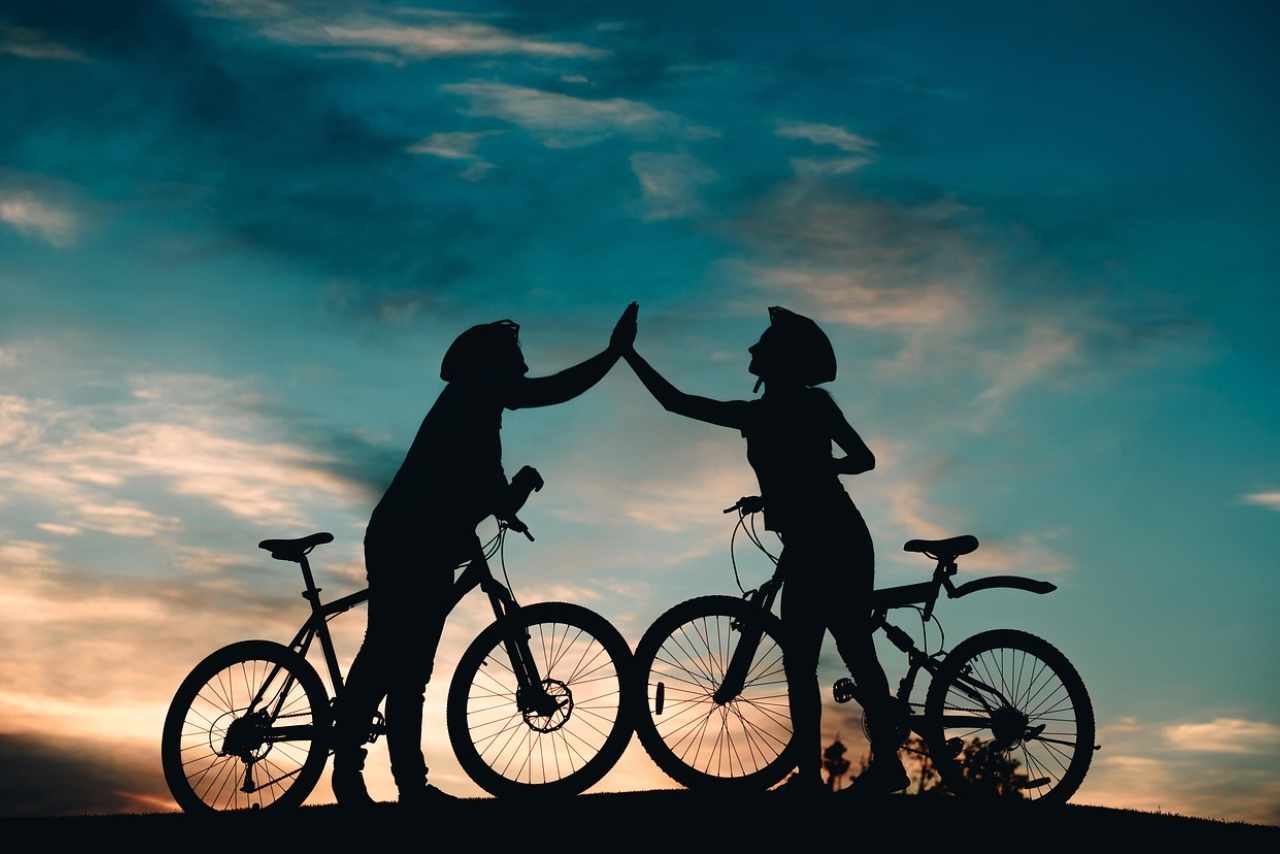 Biking celebration