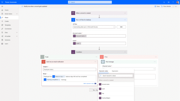 Screen grab of Power Automate page in Power Platform